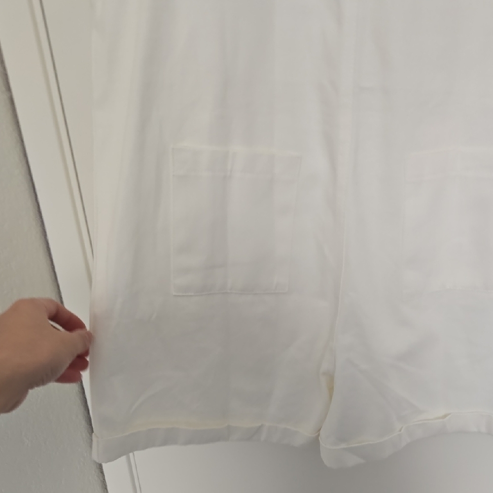 White Overalls with Silver Buckles - Picture 7 of 10